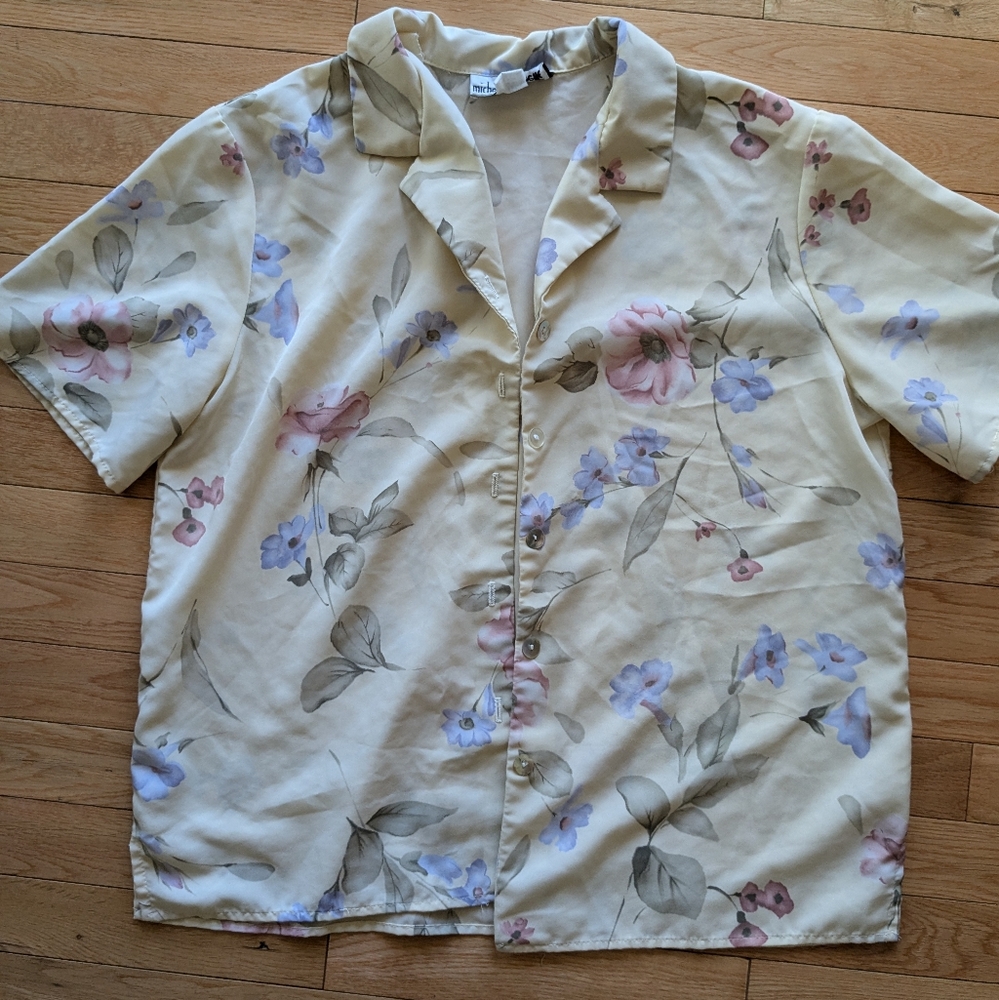 Floral Button Down Shirt